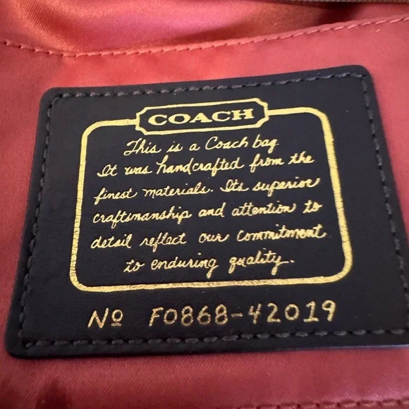 Coach Gold Handbag - Picture 14 of 14